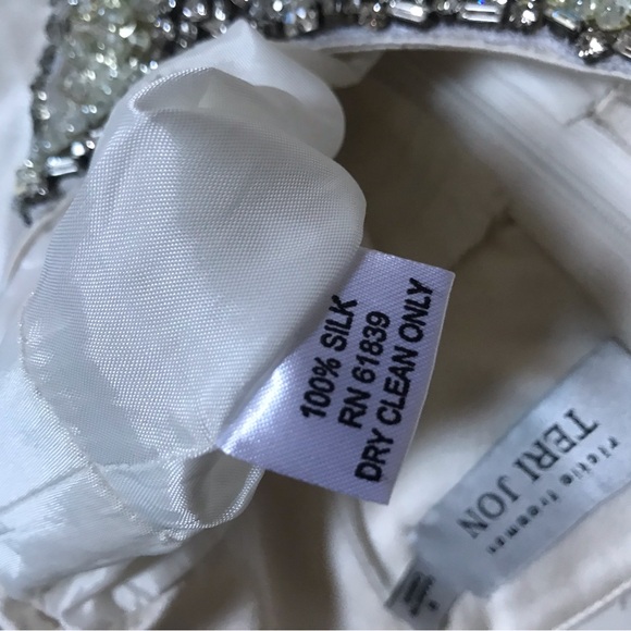 True SILK Y2K Edwardian Dress, Teri Jon, 6 - Picture 7 of 7